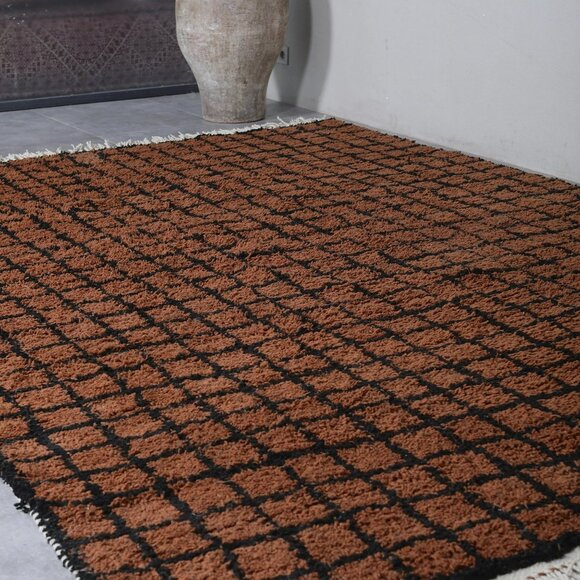 Marrakech Midnight Authentic handwoven Rug - 10ftx8ft - BAHIJA WORKSHOP - Picture 2 of 6